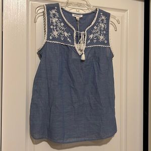 NWT Beach Lunch Lounge Sleeveless Top